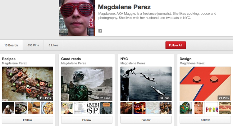 Pinterest profile image